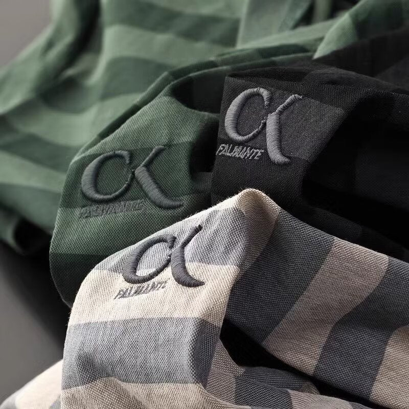 Cole Kendrick Gestreepte Katoenzijde Shirt