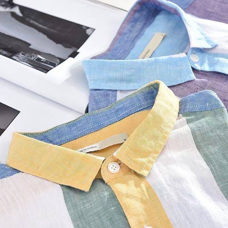 Oliver Romano 100% Linnen Lange Mouwen Shirt