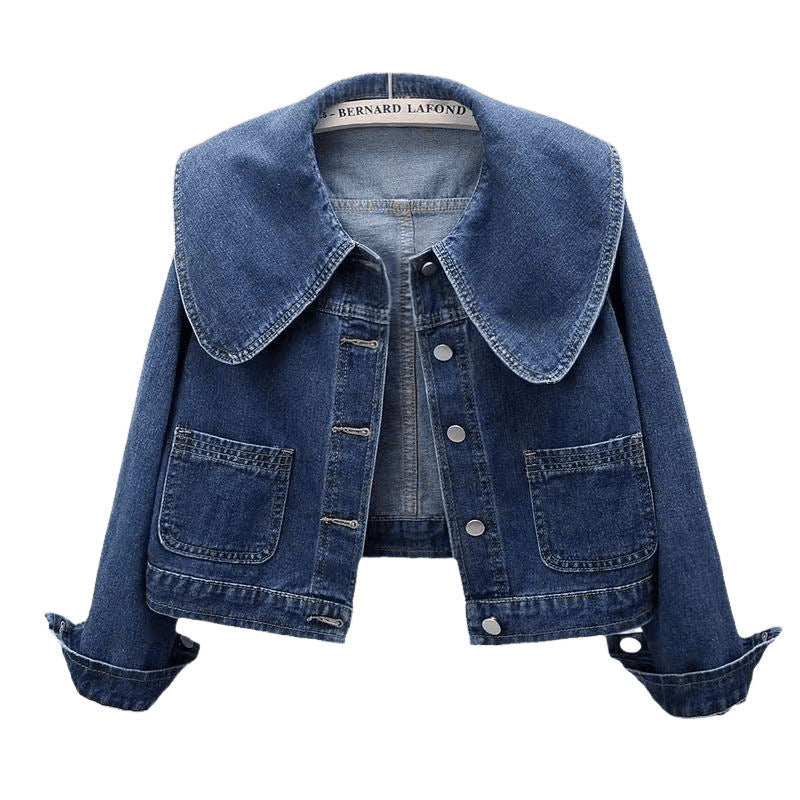 Sofia Denim Crop Jas