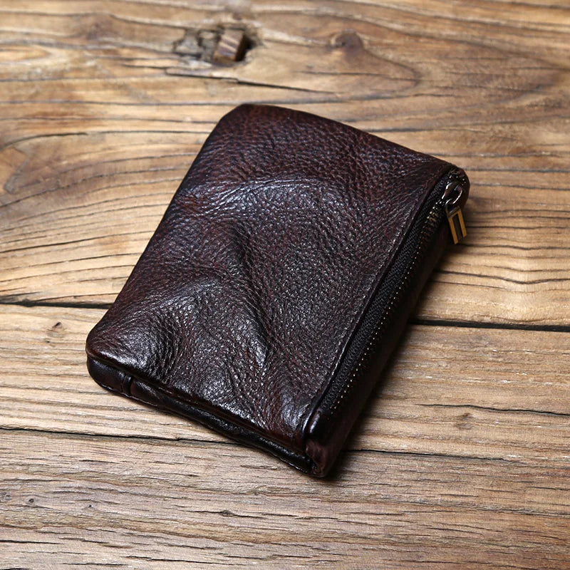 Patina Volnerf Leren Portemonnee