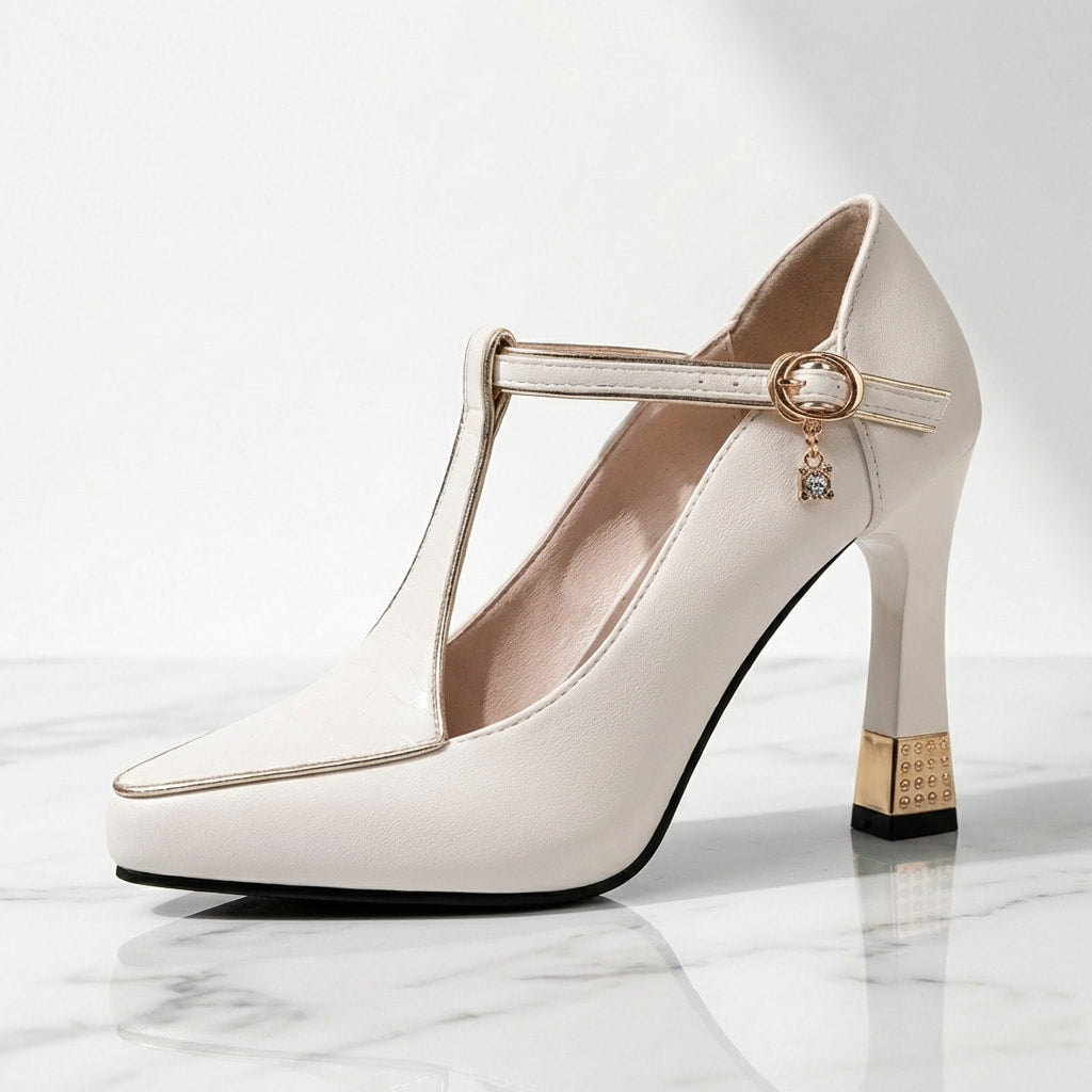 Aurelie T-Strap Blokhak