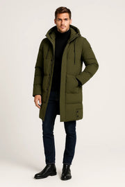 Heren Parka Jas | Verstelbare capuchon | Wind- en kouwerend voor winter