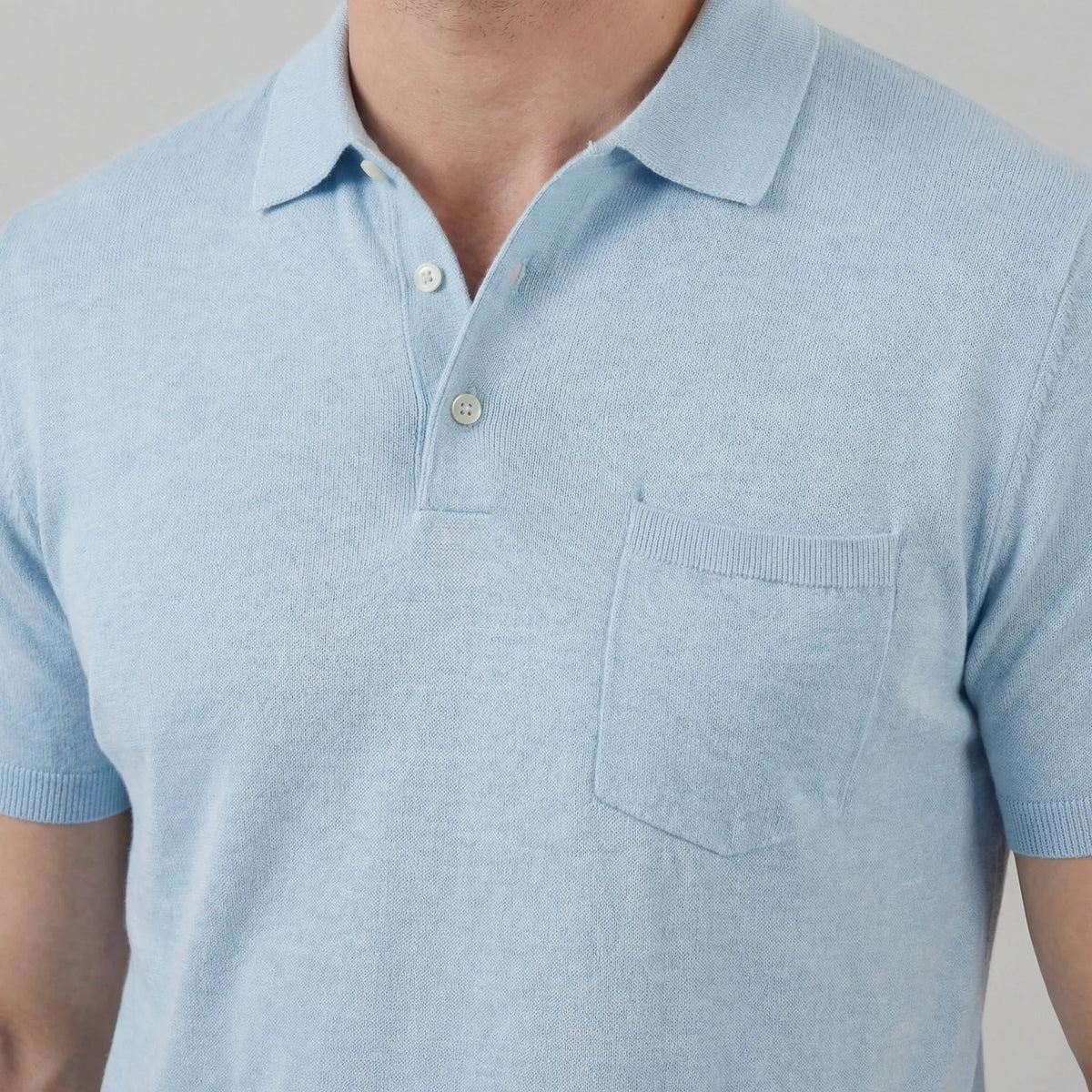 Polo shirt met borstzak