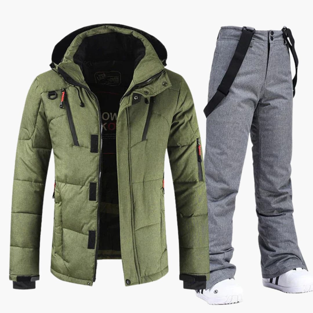 Heren Ski Set – Gewatteerde Jas en Broek