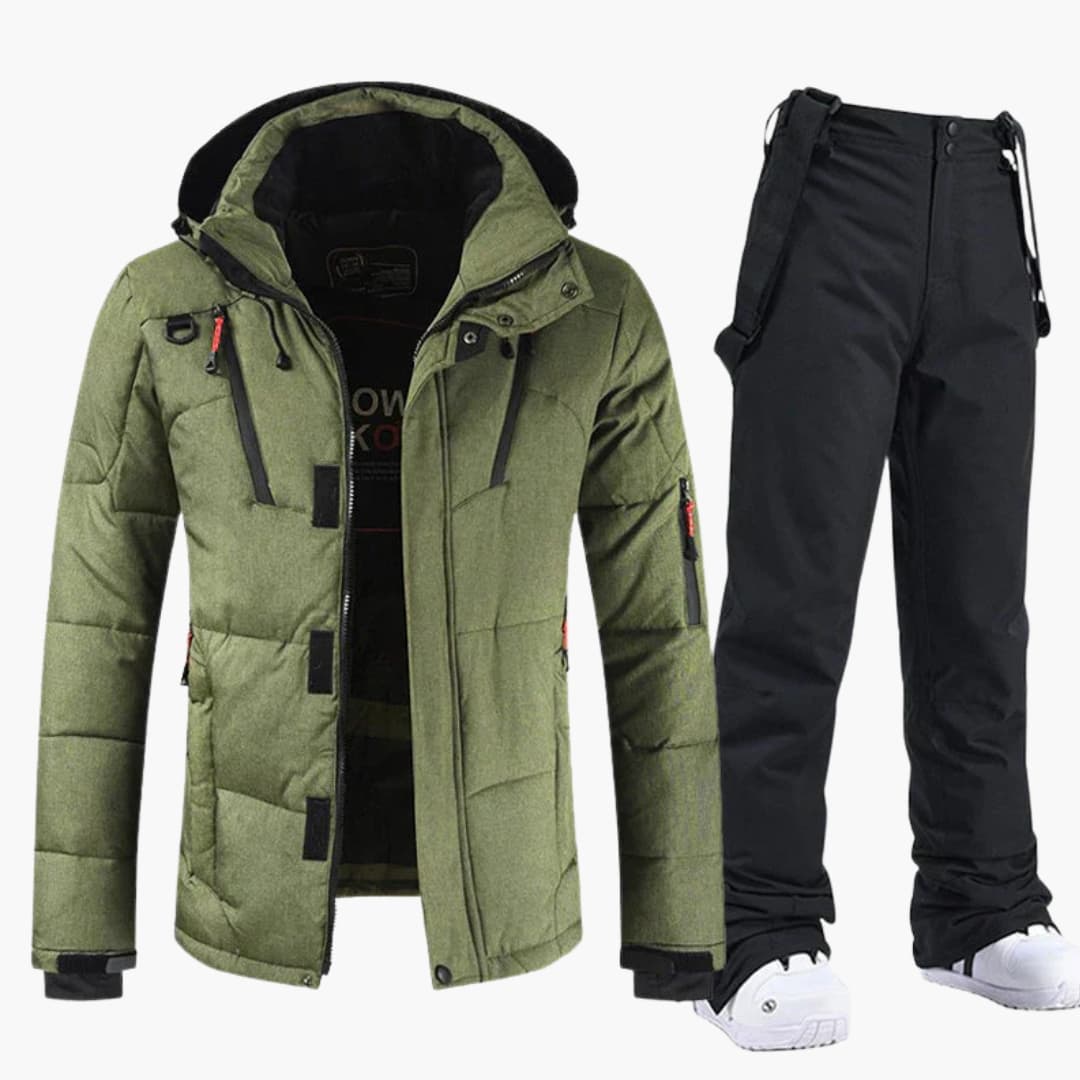 Heren Ski Set – Gewatteerde Jas en Broek
