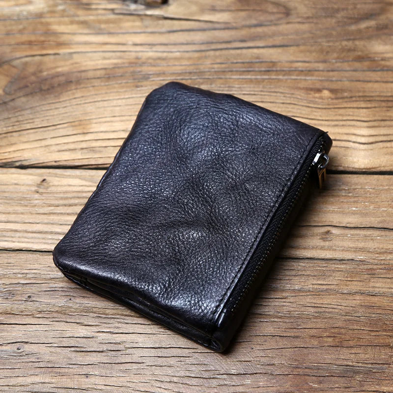 Patina Volnerf Leren Portemonnee