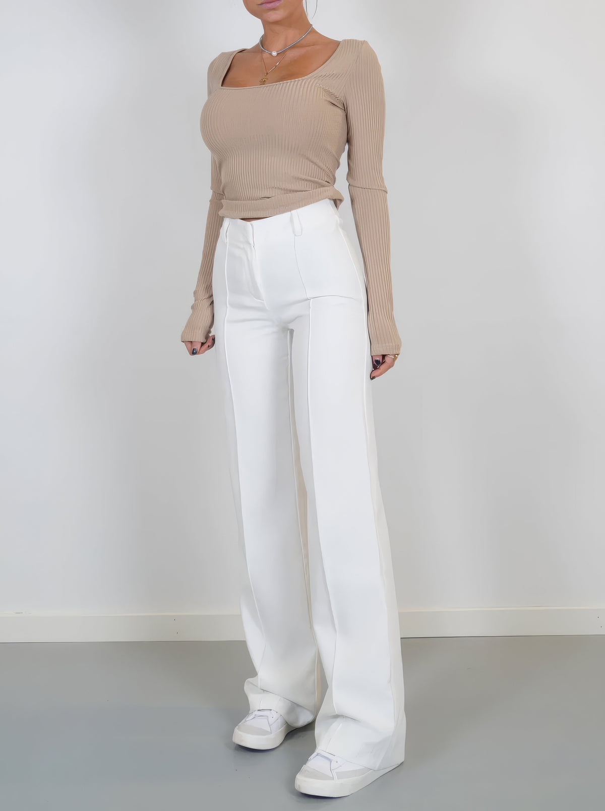 High waist pantalon dames | Rechte pijpen & flatterend silhouet