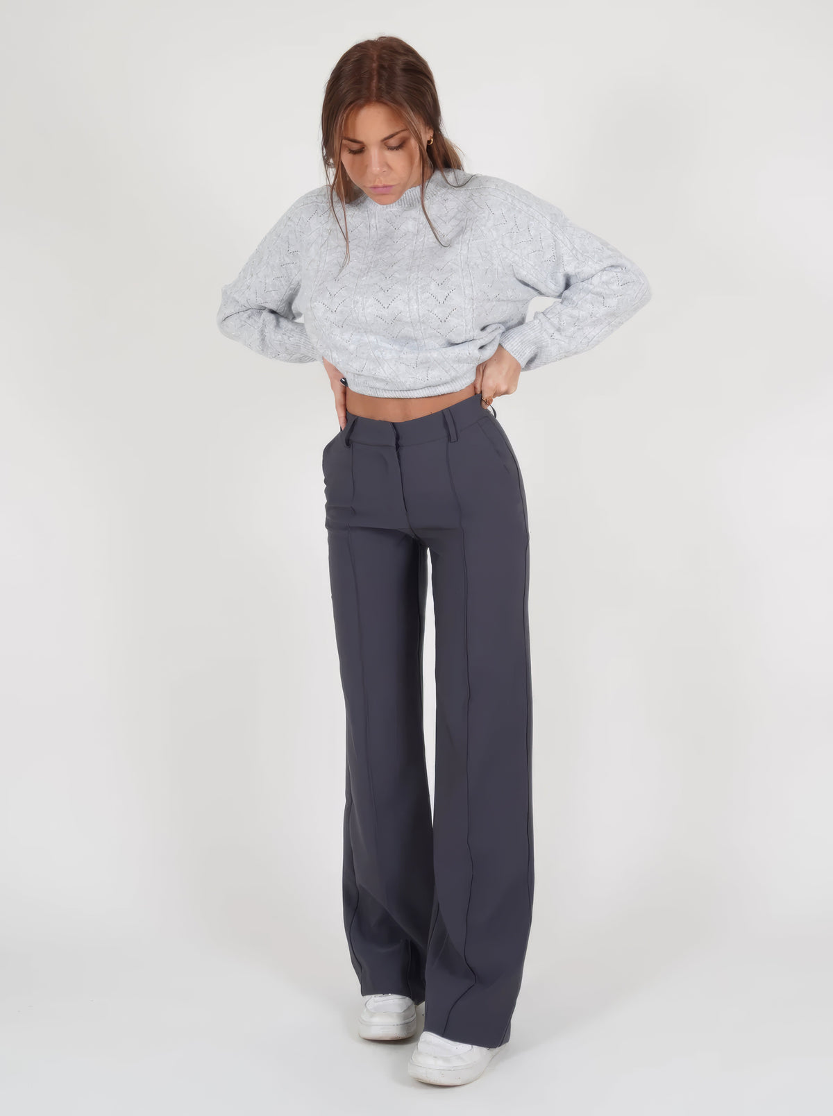 High waist pantalon dames | Rechte pijpen & flatterend silhouet