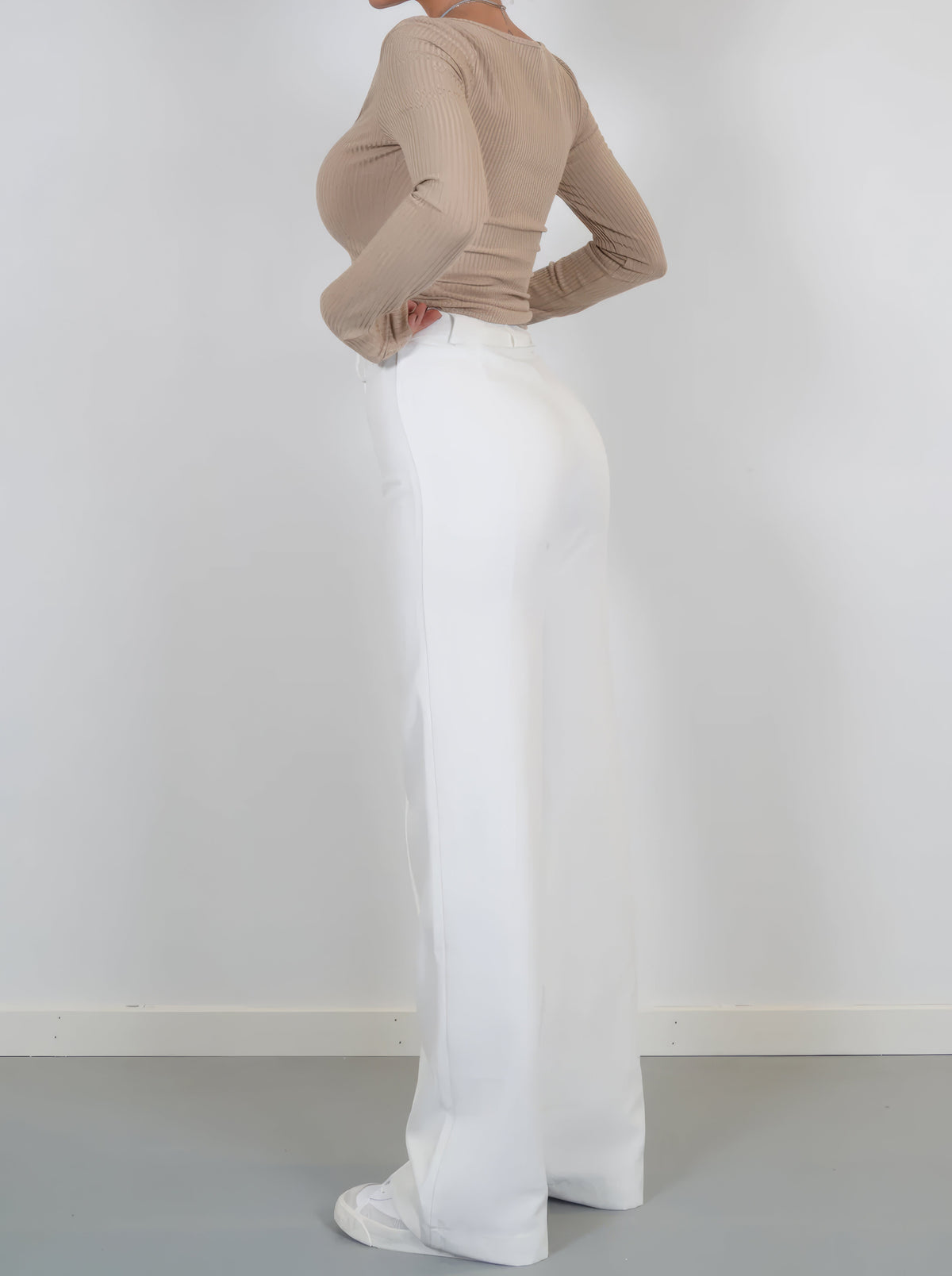 High waist pantalon dames | Rechte pijpen & flatterend silhouet