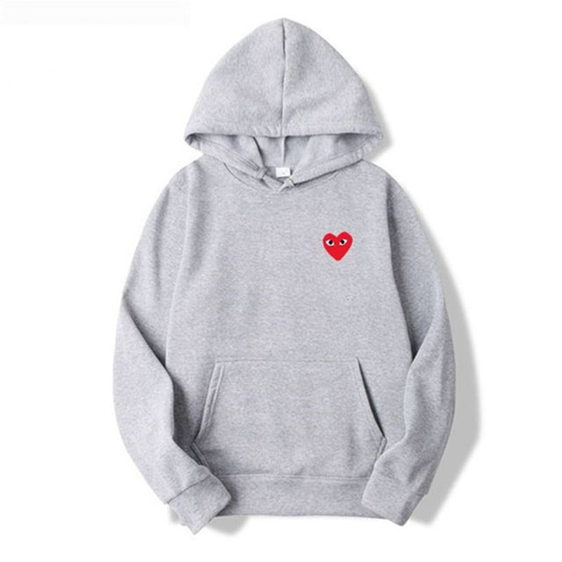 Hoodie Dames | Hartprint met Capuchon