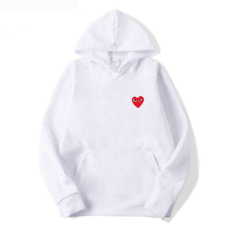 Hoodie Dames | Hartprint met Capuchon