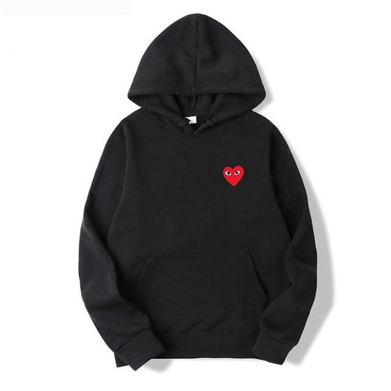 Hoodie Dames | Hartprint met Capuchon
