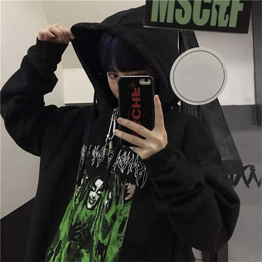 Hoodie Dames | Oversized met Statementprint
