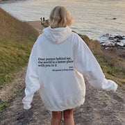 Hoodie Dames | Statement Print met Capuchon