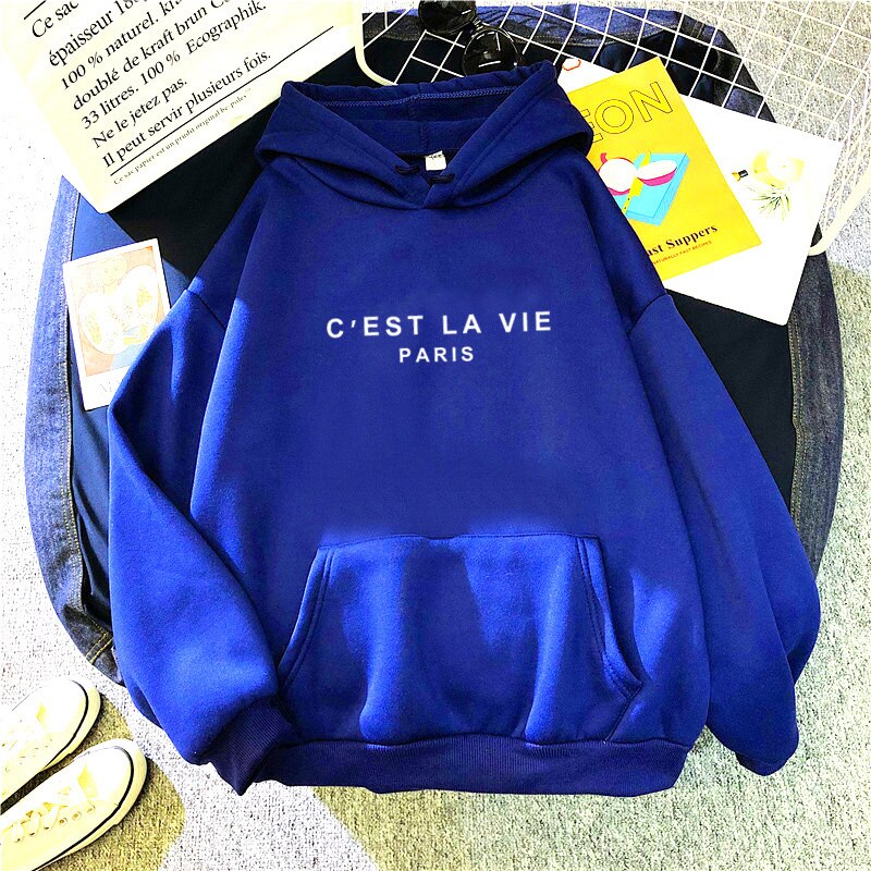 Hoodie Dames | Warm met Tekstprint