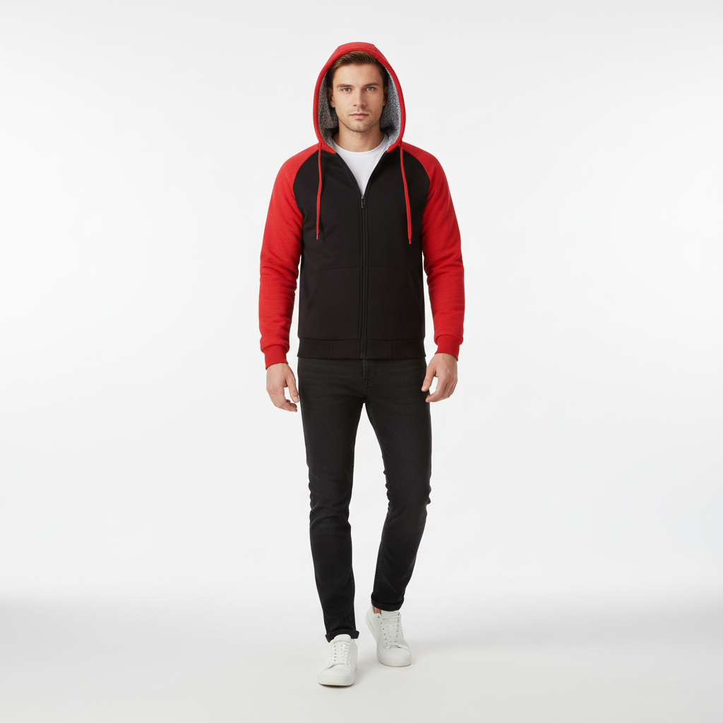 Hoodie Heren | Warm Gevoerd met Capuchon