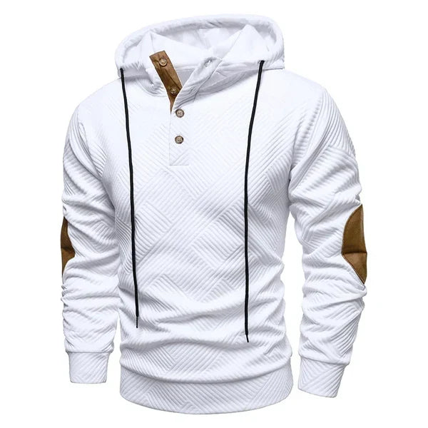 Hoodie Sweater Heren | Knopen bij Hals & Comfortabele Warmte