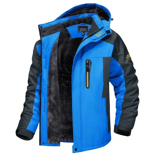 Waterafstotende Winterjas Heren Fleece Gevoerd Capuchon