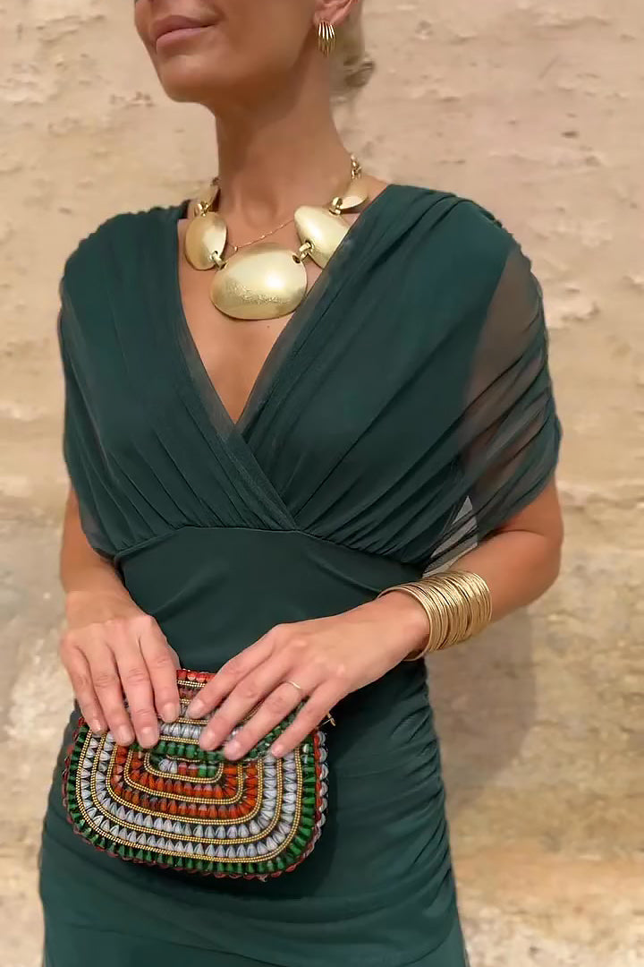 Isla | Elegante maxi-jurk met V-hals