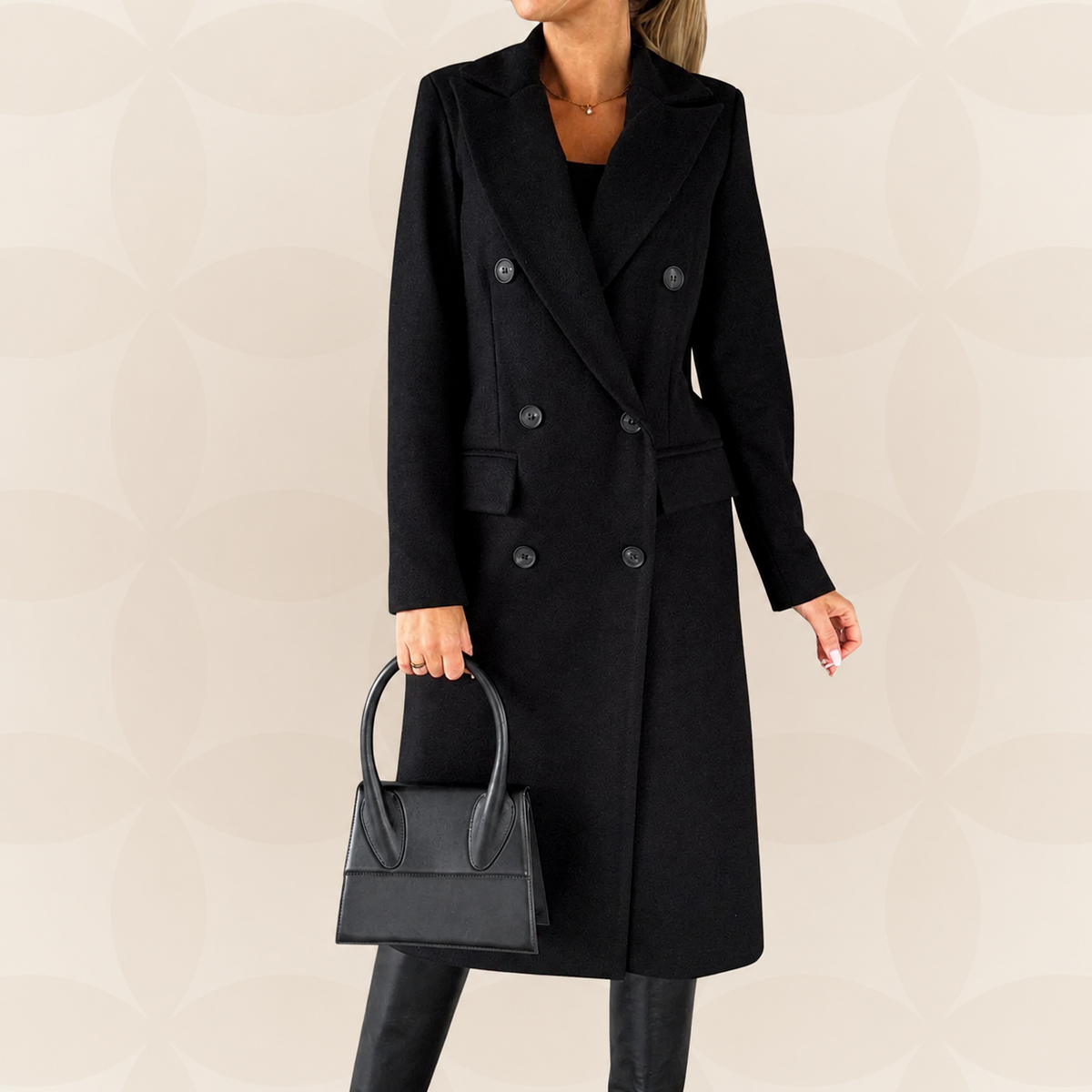 Jas Dames Lang | Winterse Warmte & Tijdloze Elegantie