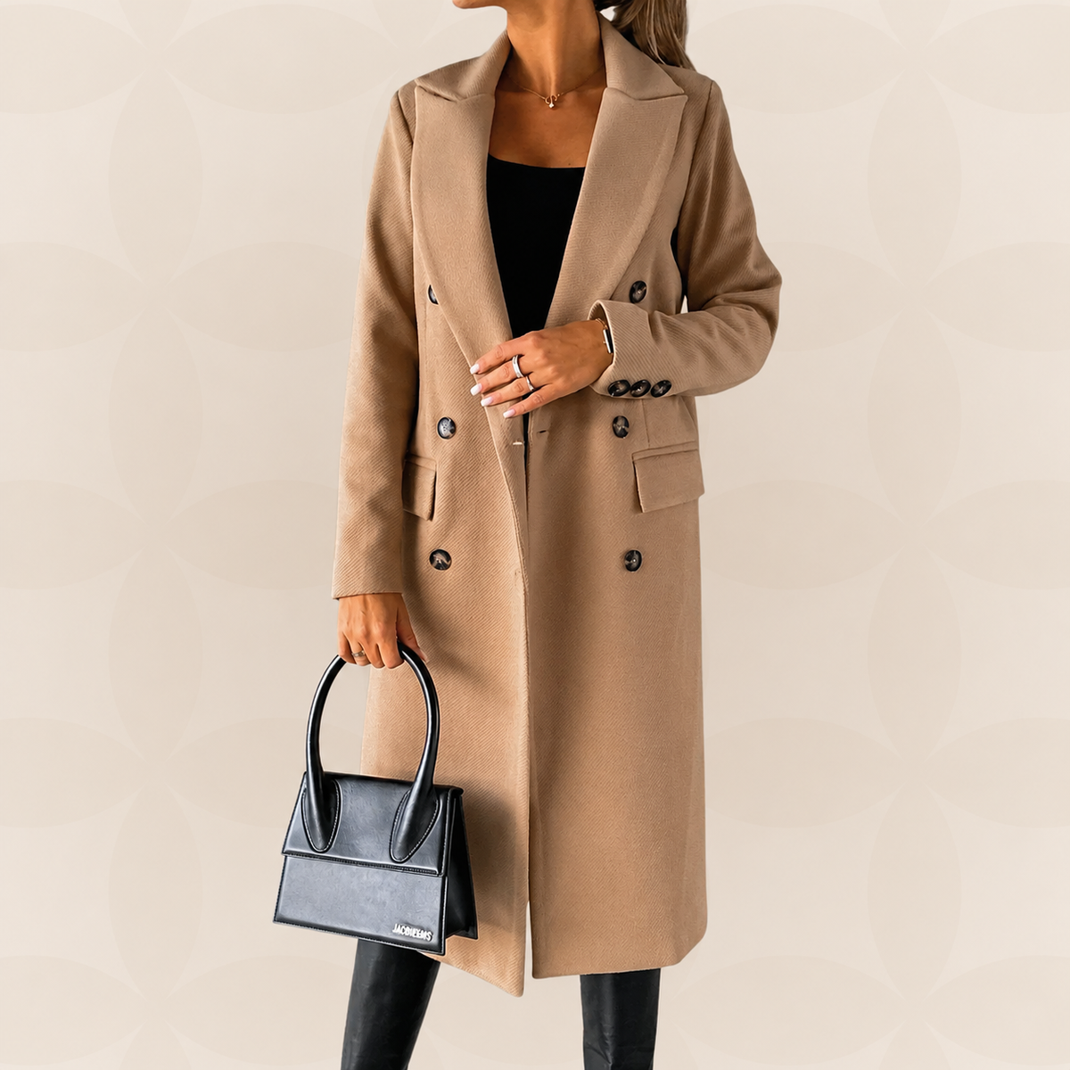 Jas Dames Lang | Winterse Warmte & Tijdloze Elegantie