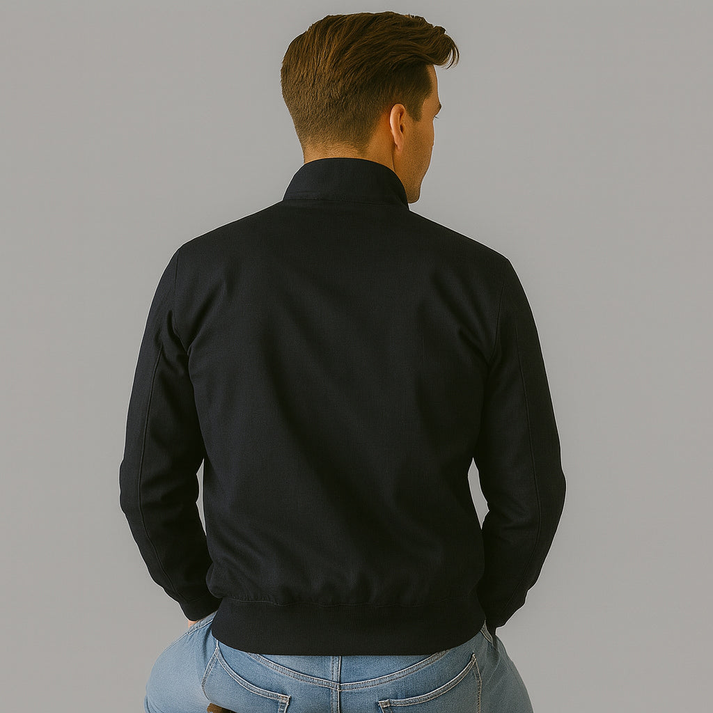Jas Heren | Klassiek Harrington met Rits