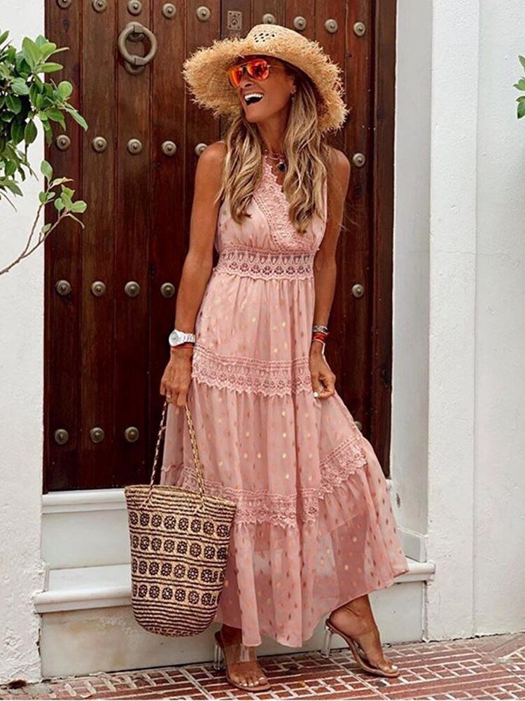 Joanna | Boho Maxikleed
