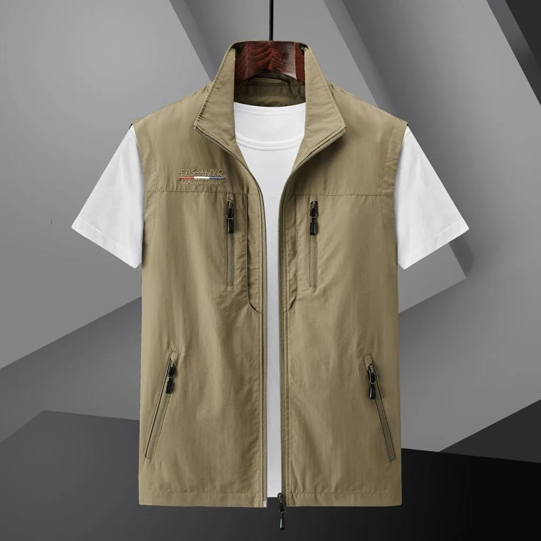 Multi-Pocket Utility Heren Zomerreisvest