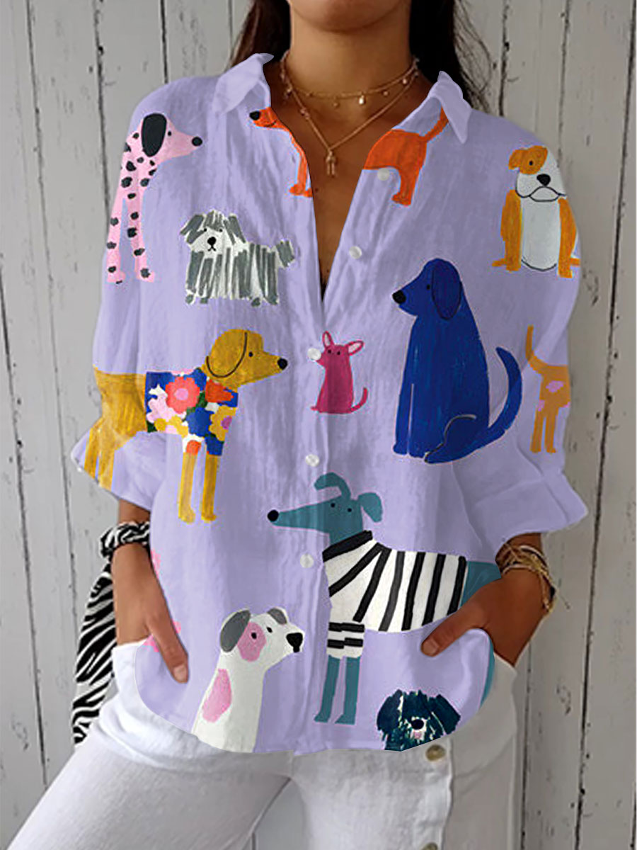 Klara | Speelse Honden Blouse
