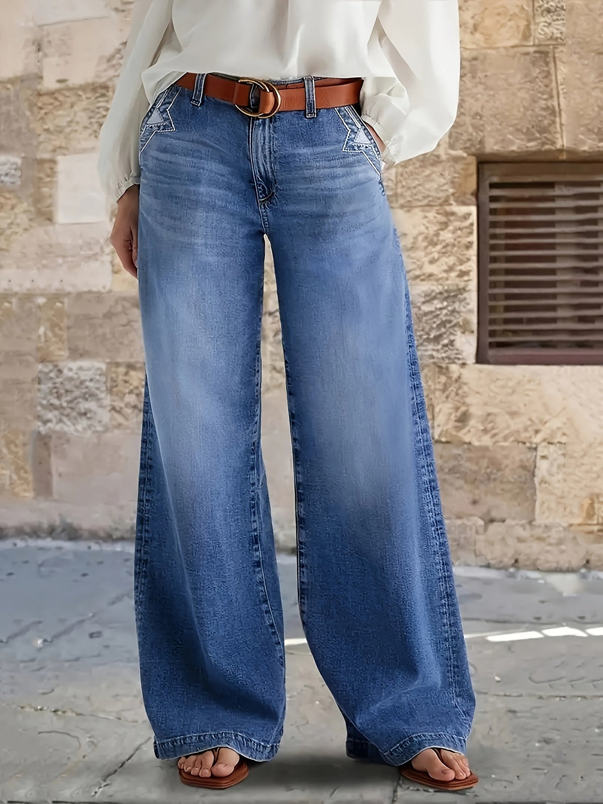 Lange Jeans Dames | Wijde Pijpen & Optimale Bewegingsvrijheid