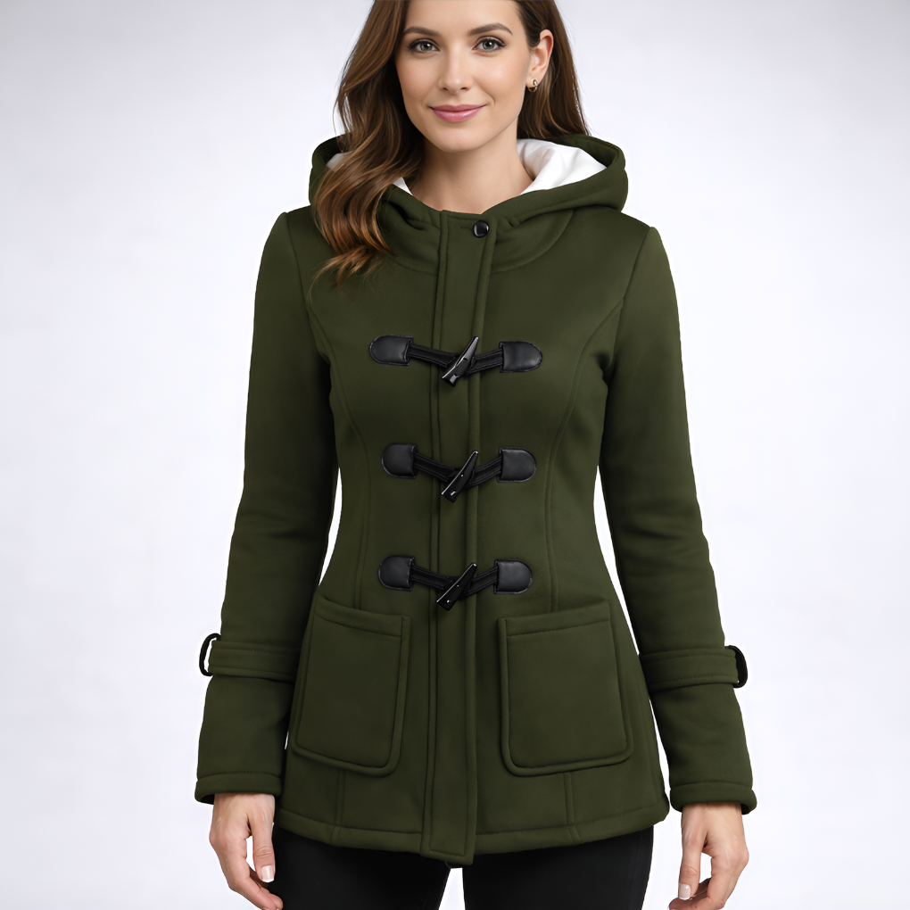 Lange Dames Winterjas Met Warme Binnenkant