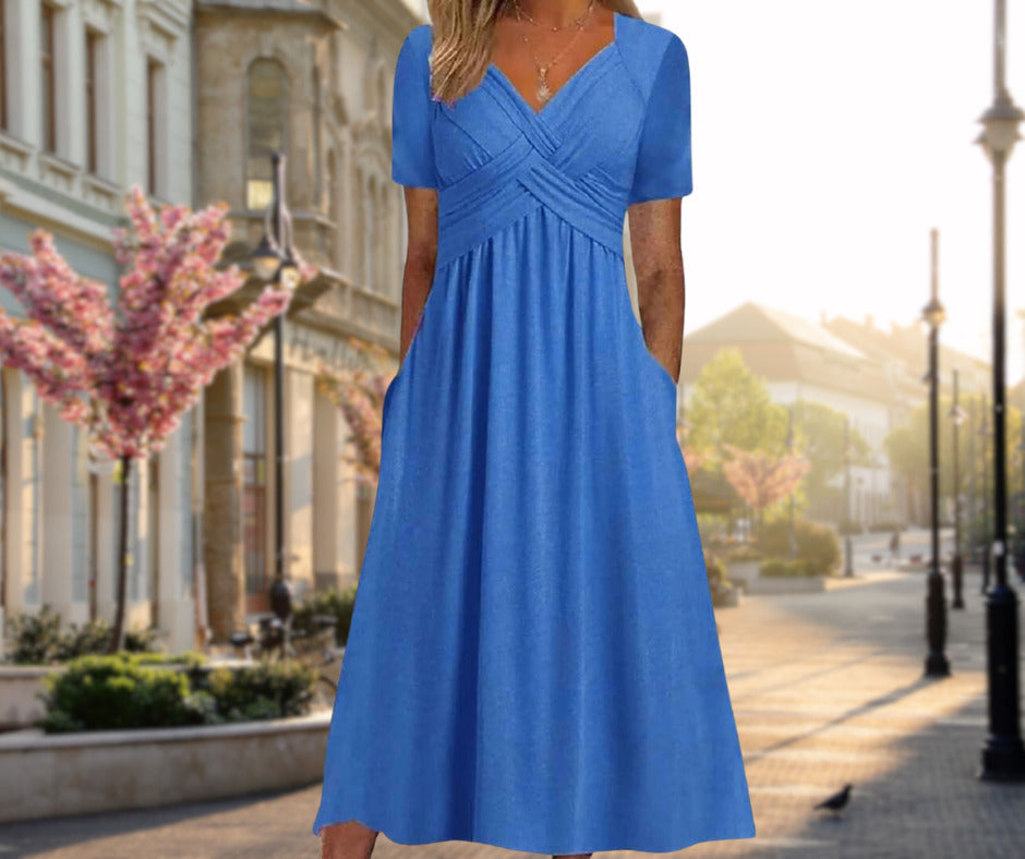 Leyla | Elegante en flatterende midi-jurk