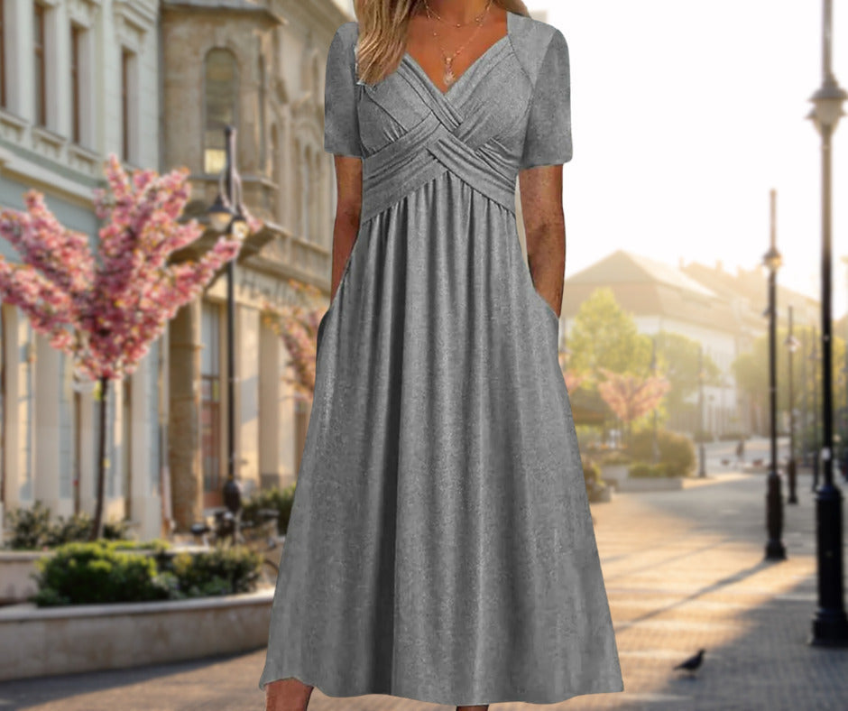 Leyla | Elegante en flatterende midi-jurk