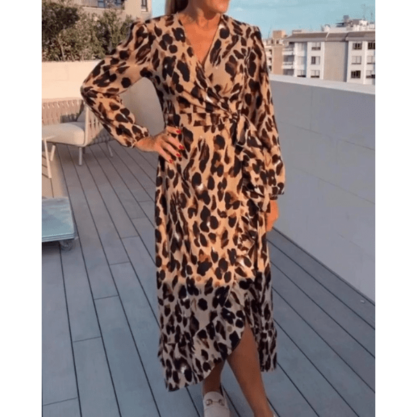 Lisandra | Elegante jurk met V-hals