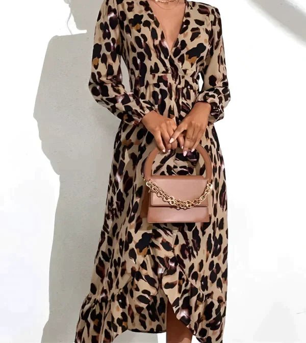 Lisandra | Elegante jurk met V-hals
