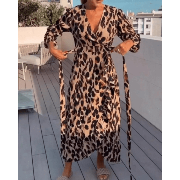 Lisandra | Elegante jurk met V-hals