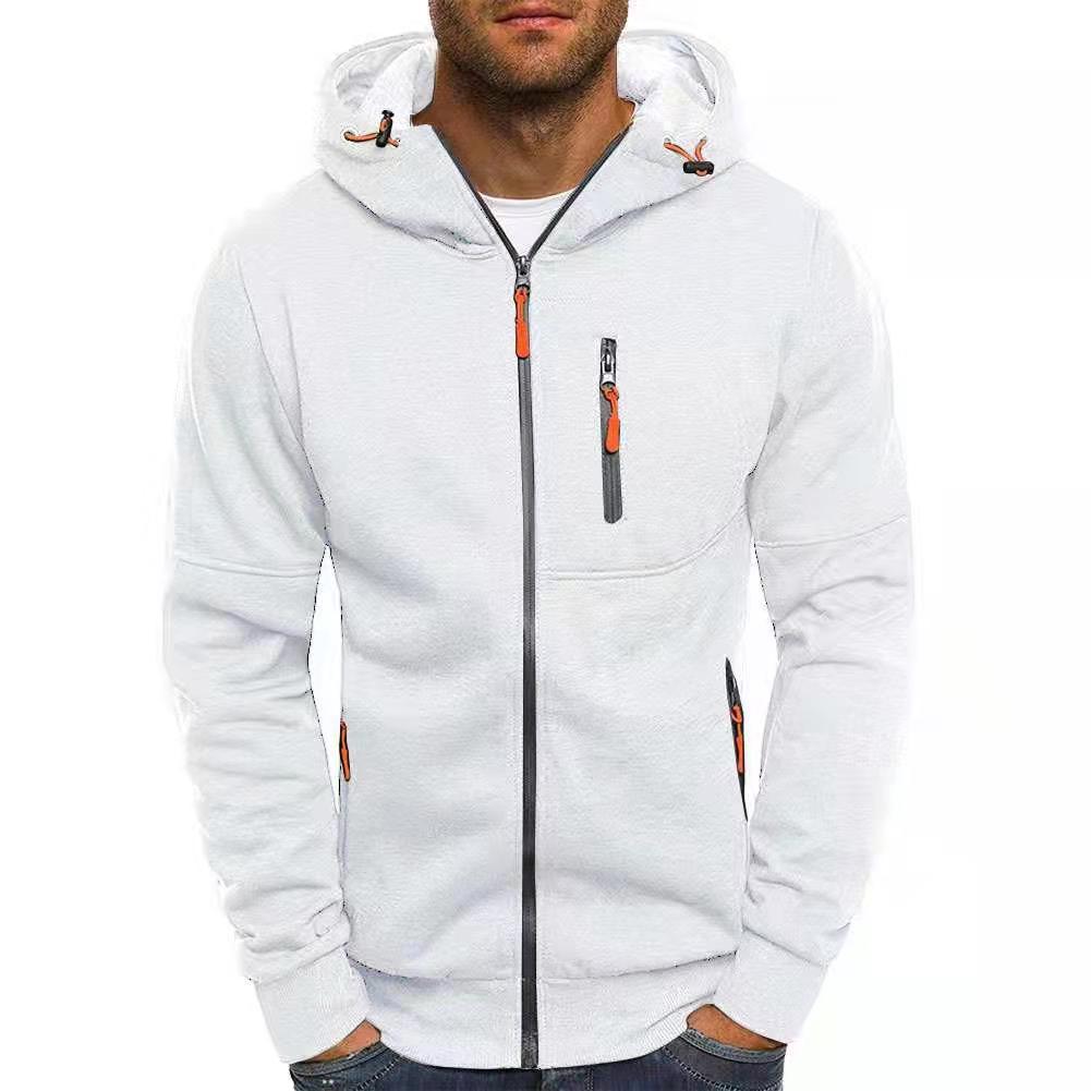 Sportieve Heren Vest met Capuchon en Functionele Zakdetails