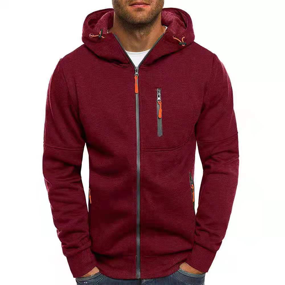 Sportieve Heren Vest met Capuchon en Functionele Zakdetails