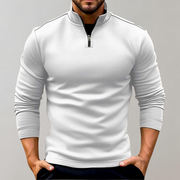 Men's Zipper Lapel Polo Shirt