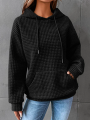 Maura | Wintertrui Met Hoodie En Buikbedekking