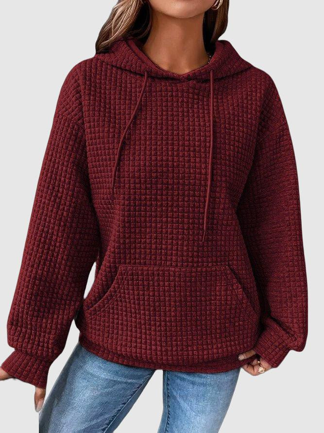 Maura | Wintertrui Met Hoodie En Buikbedekking