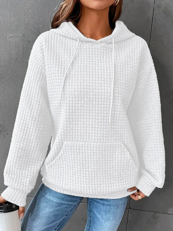 Maura | Wintertrui Met Hoodie En Buikbedekking