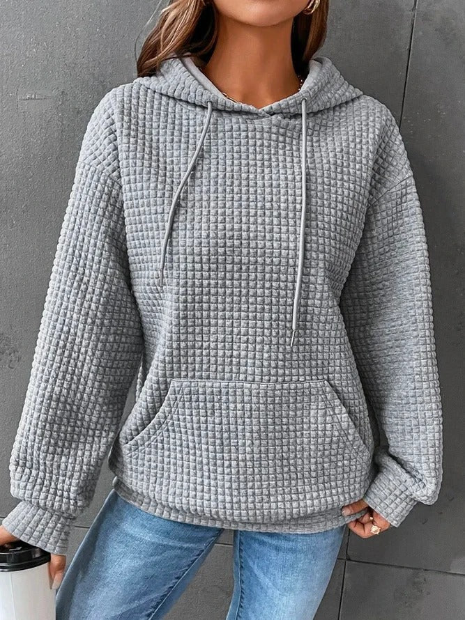 Maura | Wintertrui Met Hoodie En Buikbedekking