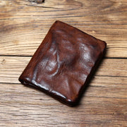 Patina Volnerf Leren Portemonnee