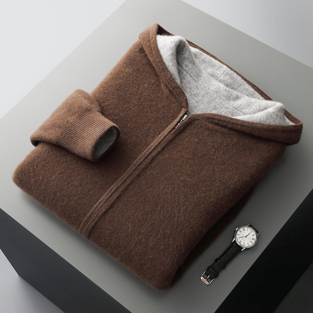 Koji Reversible Cashmere Zip Jast