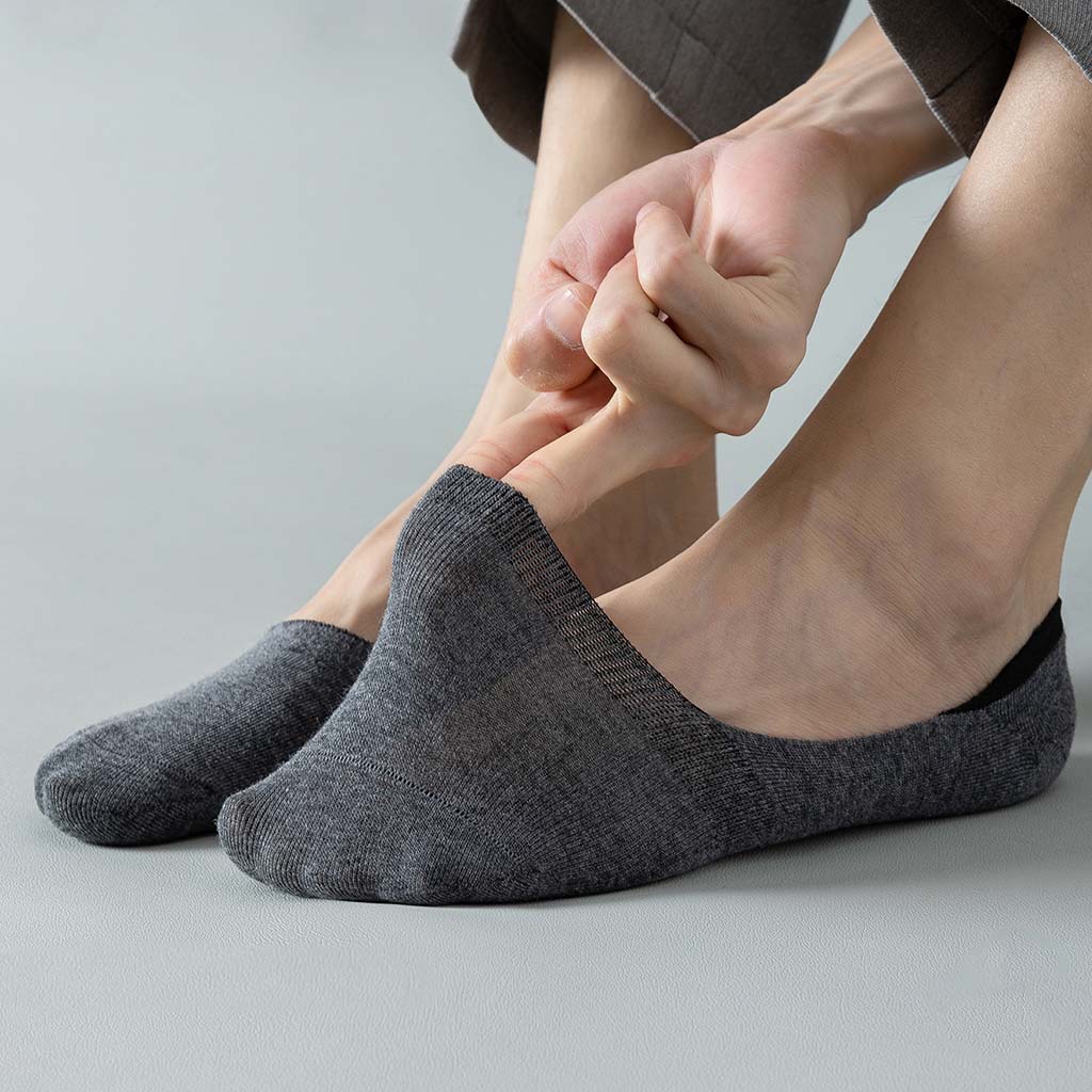 Onzichtbare Katoenen Antislip Sokken (3 Maten)