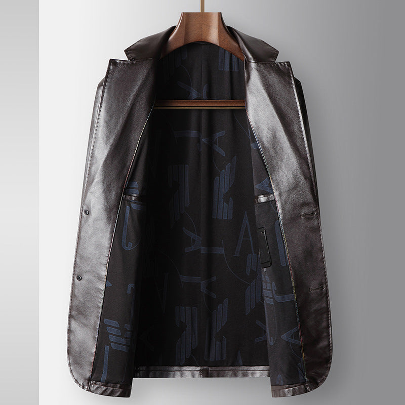 De Executive Leren Blazer