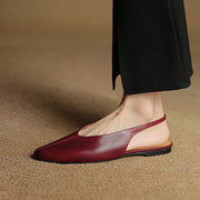 Amelie Echt Leren Slingback