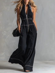 Melis | Elegante mouwloze jumpsuit