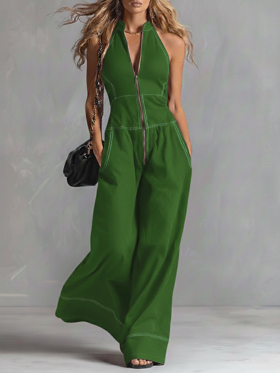 Melis | Elegante mouwloze jumpsuit